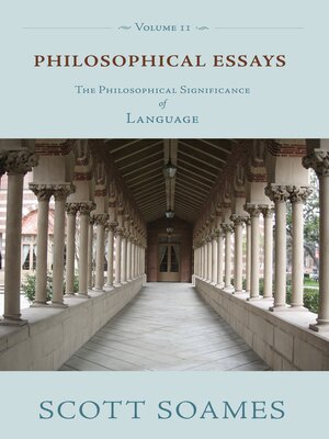 cover image of Philosophical Essays, Volume 2